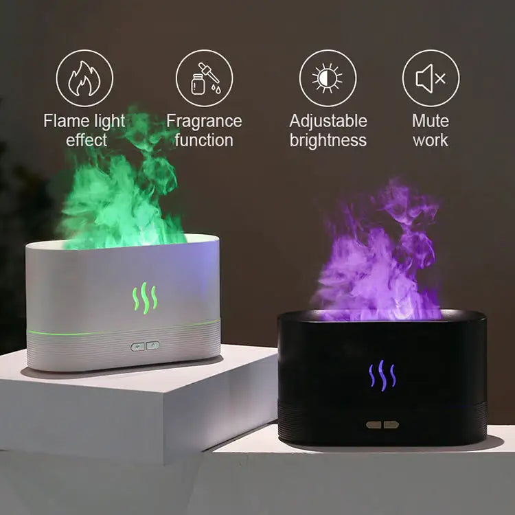 Humidifier Flame Aroma Diffuser